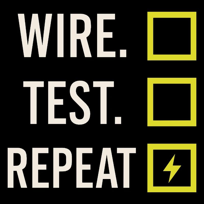 Apprentice electrician, student in the electrical trade