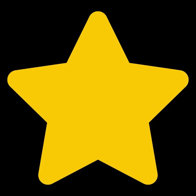 Accent étoile jaune : Simple Star