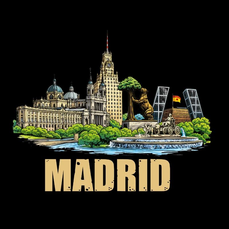 Madrid Skyline 