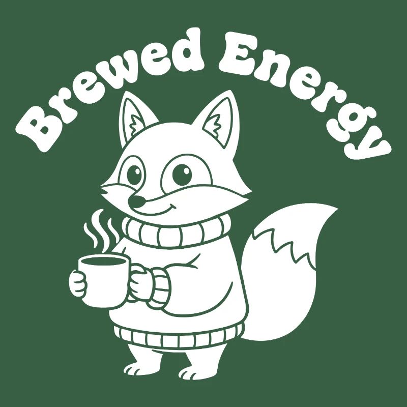 KaffeeFuchs Pullover Motiv