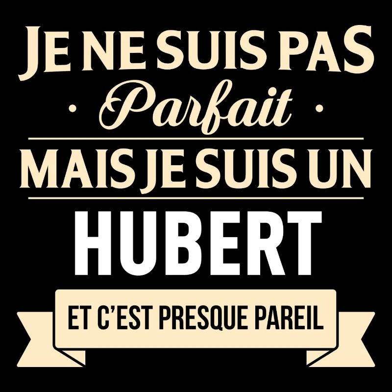 Je Ne Suis Pas Parfait Mais Je Suis Un Hubert E...