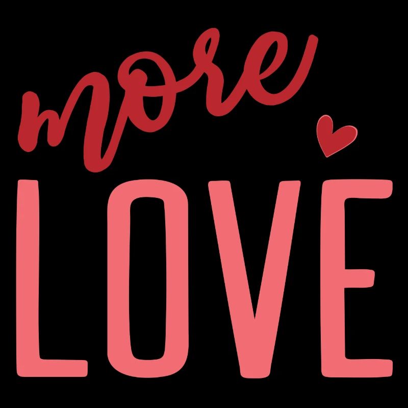 t-shirt plus d’amour Saint-Valentin Saint-Valentin