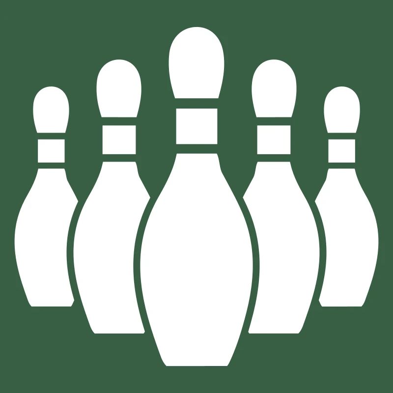Bowling Pins Silhouette