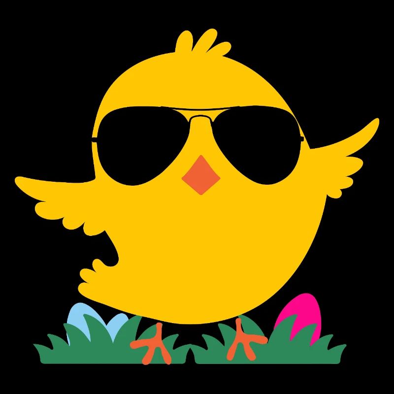 Chick with sunglasses