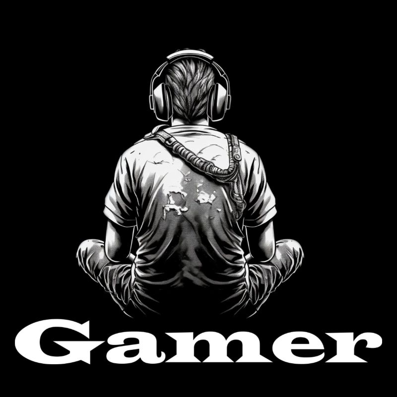 Gamer blanc