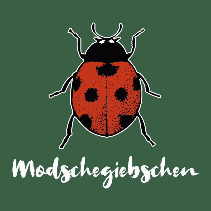 Modschegiebchen Marienkäfer Sächsisch Geschenk