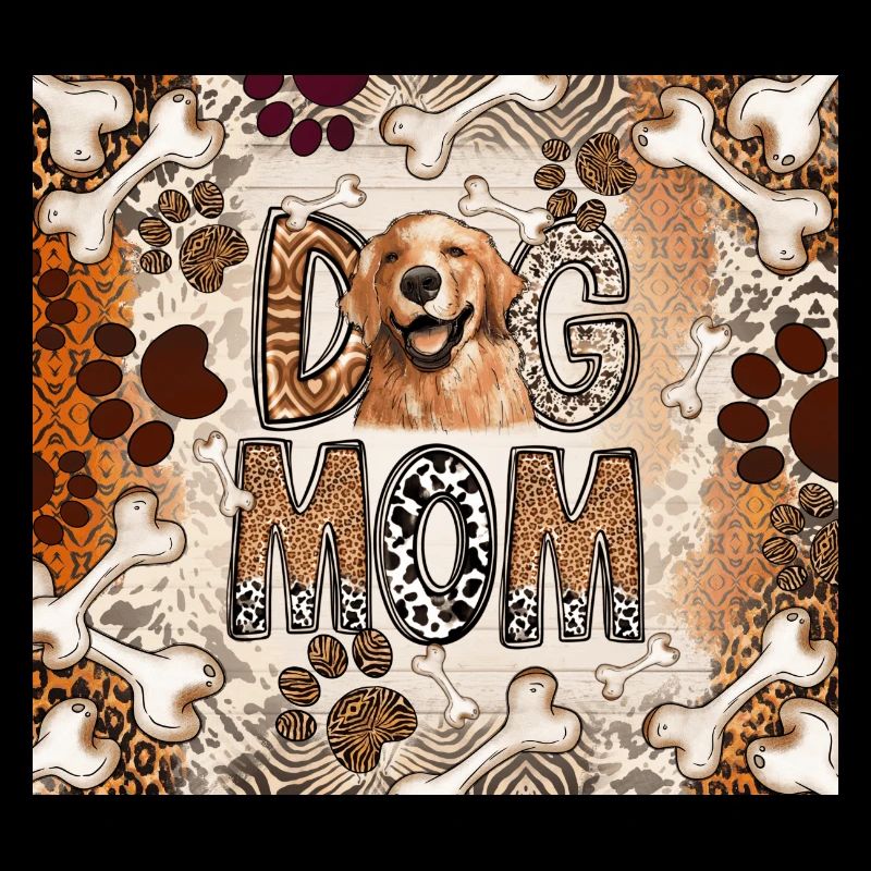 Dog Mom Leopard Print