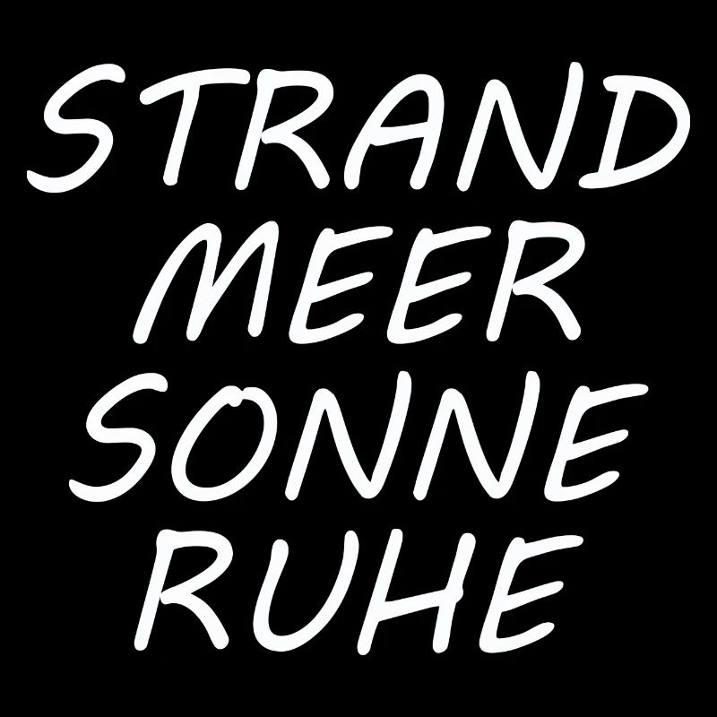 STRAND MEER SONNE RUHE