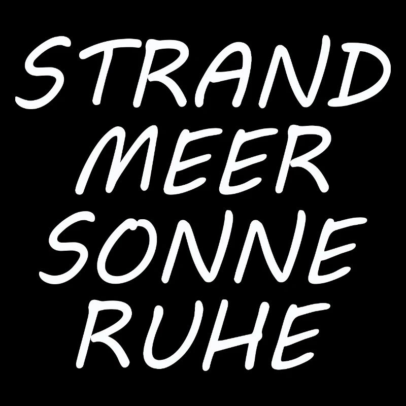 STRAND MEER SONNE RUHE