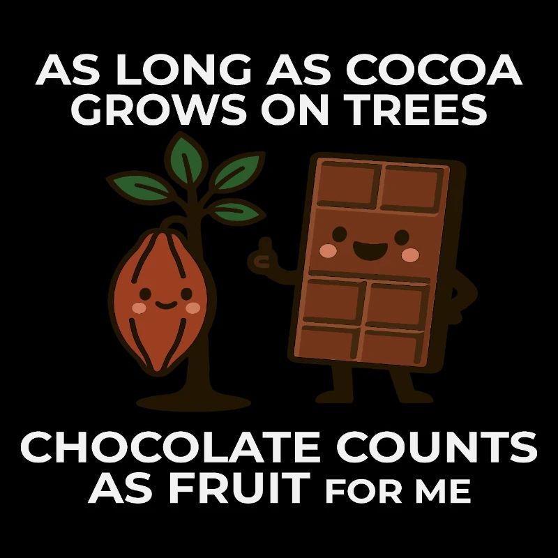 Le chocolat est un fruit – l’expression humoristique du cacao