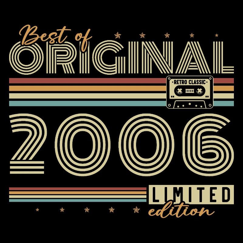 2006 Vintage Retro Geburtstagsgeschenk