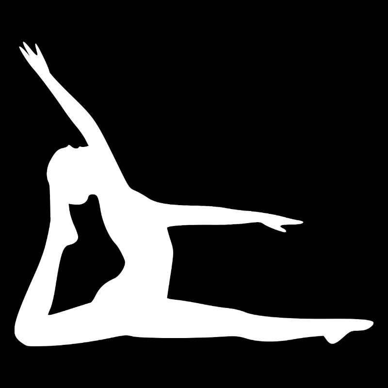 Yoga Silhouettes Blanches