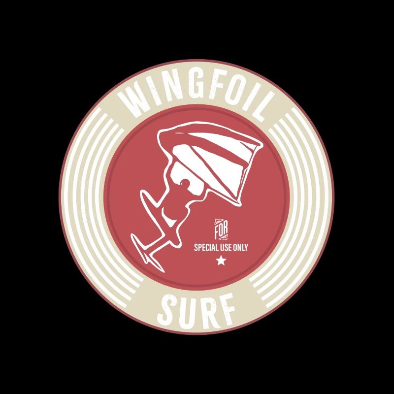 Étiquette Wingfoil Surf-Label