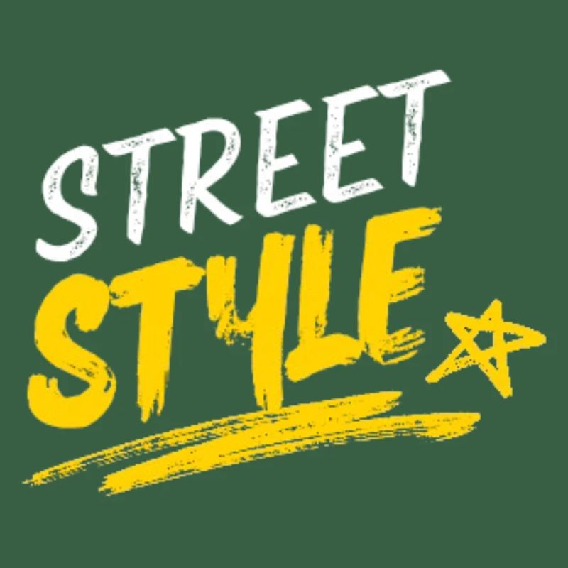 Conception typographique vibrante de style urbain