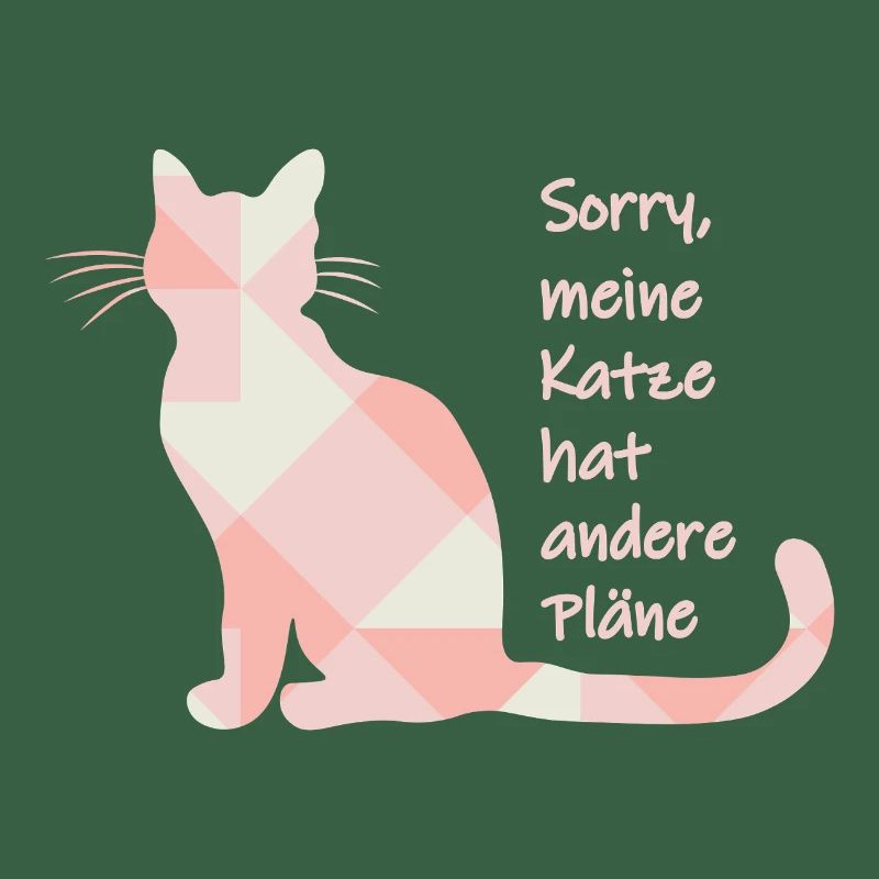 Chat disant - Désolé, mon chat a d’autres projets