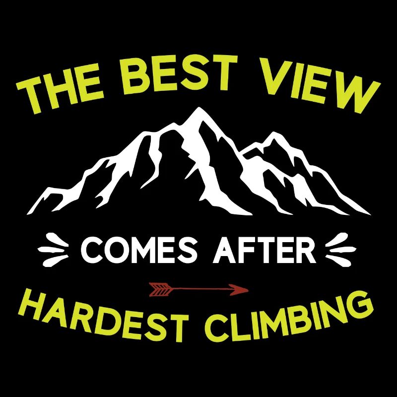 Mountains-The Best View Comes After Hardest Climbs