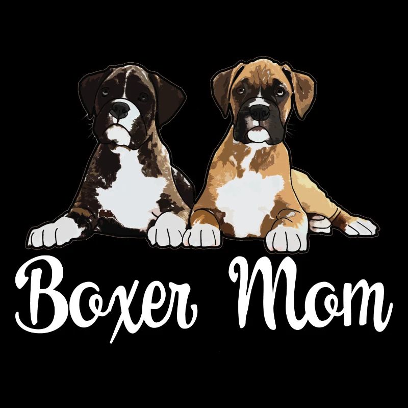 Boxer Chien Boxer Maman