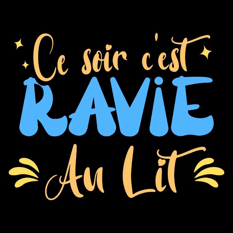 Ce soir c'est ravie au lit humour blague mariage