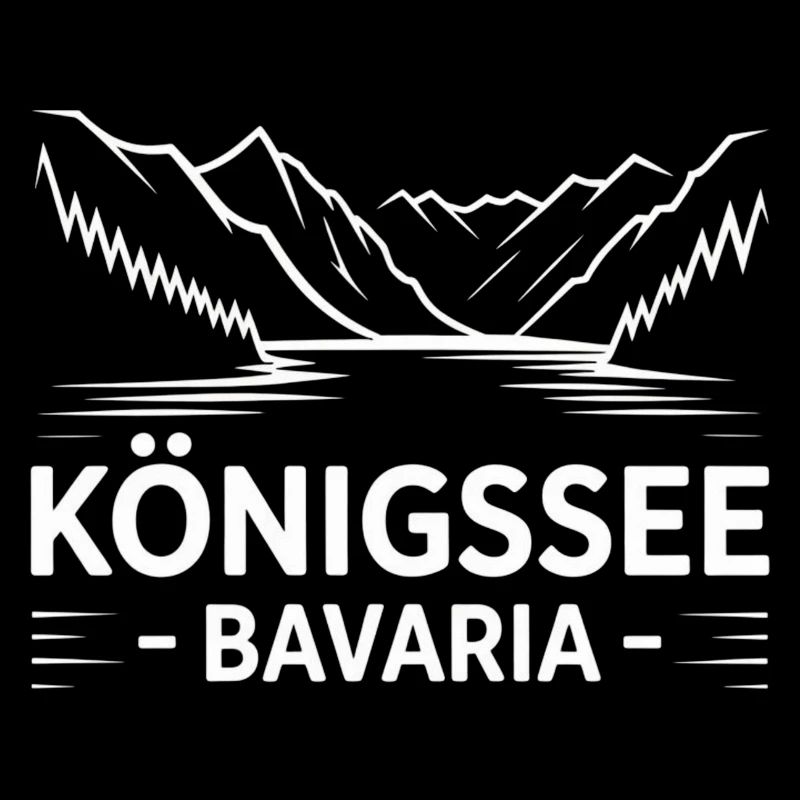 Königssee Bergsee Bavarian Panorama