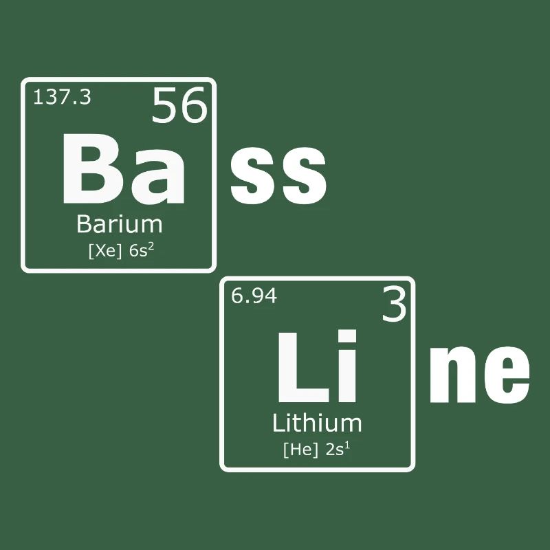 Bass Line PSE Periodensystem Elemente Nerd