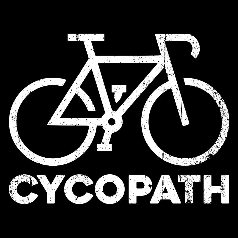 Cyclopathe Vélo Icône Tee Design