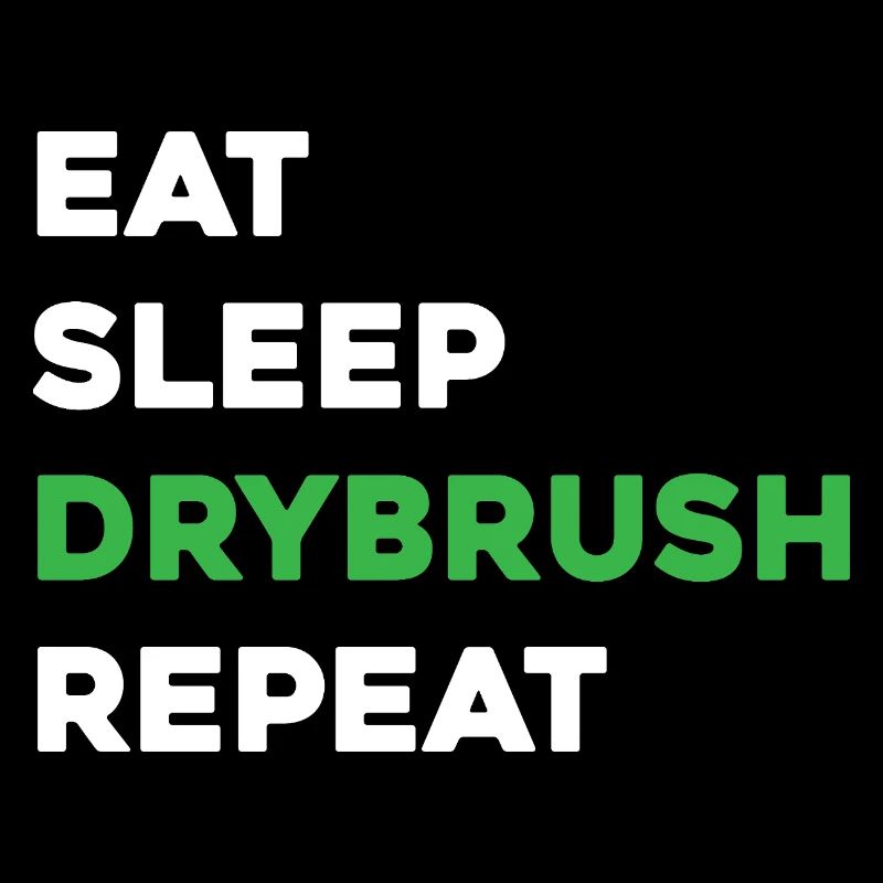 Manger Dormir Drybrush Repeat - Constructeur de maquettes à l’échelle