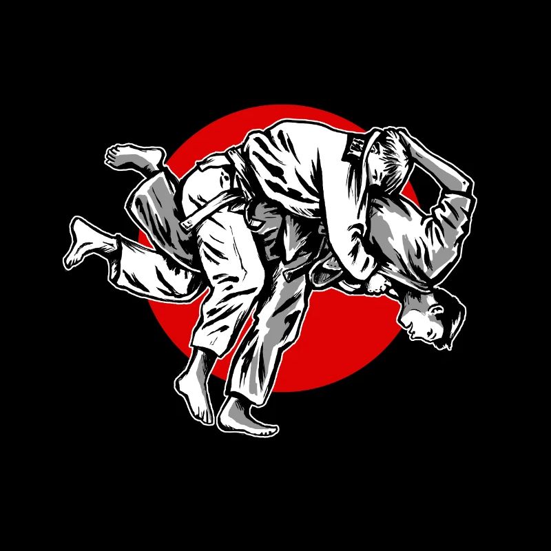 judo-uchi-mata-illu-japan-karstistyle