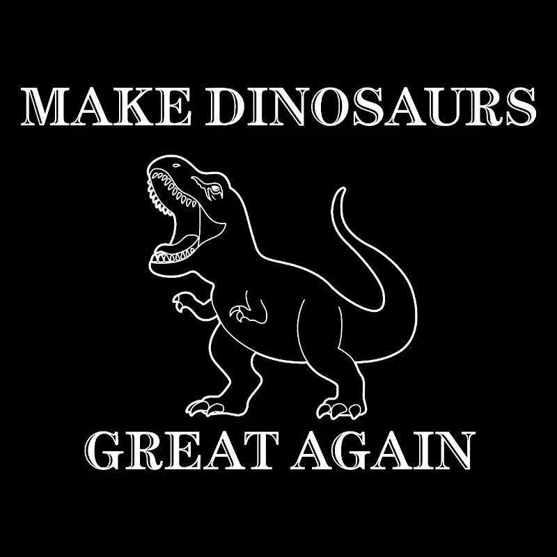 Kultiger T-Rex mit lustigem Slogan