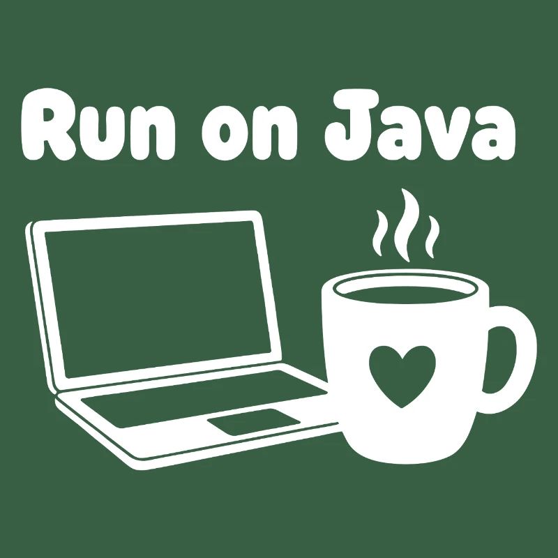 Java Run Cafe Ordinateur portable Coeur