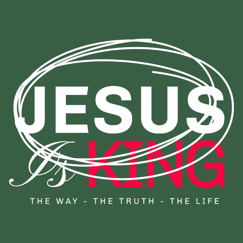 Jesus King Bold Typography