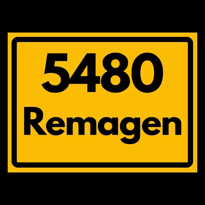 ALTE POSTLEITZAHL PLZ RETRO 5480 REMAGEN