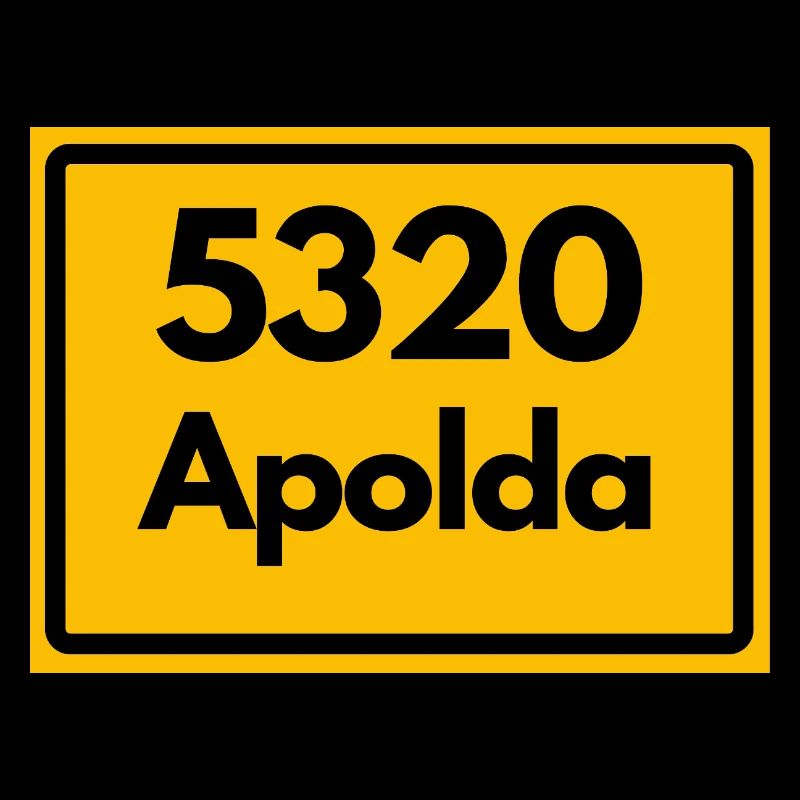 ALTE POSTLEITZAHL PLZ 5320 Apolda Glockenstadt