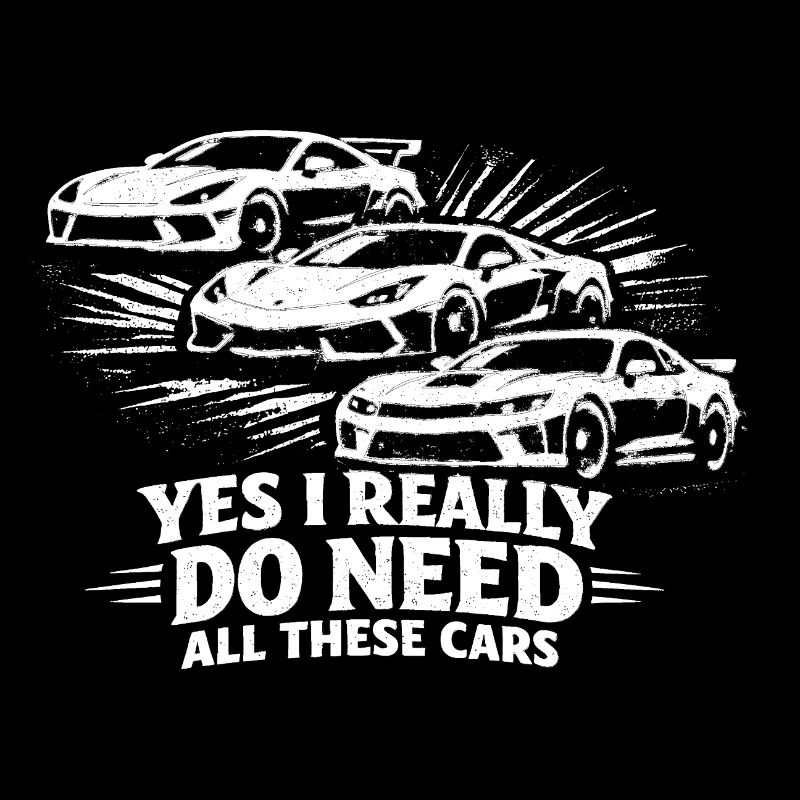 Ja, ich brauche wirklich all diese Autos! (Lustige