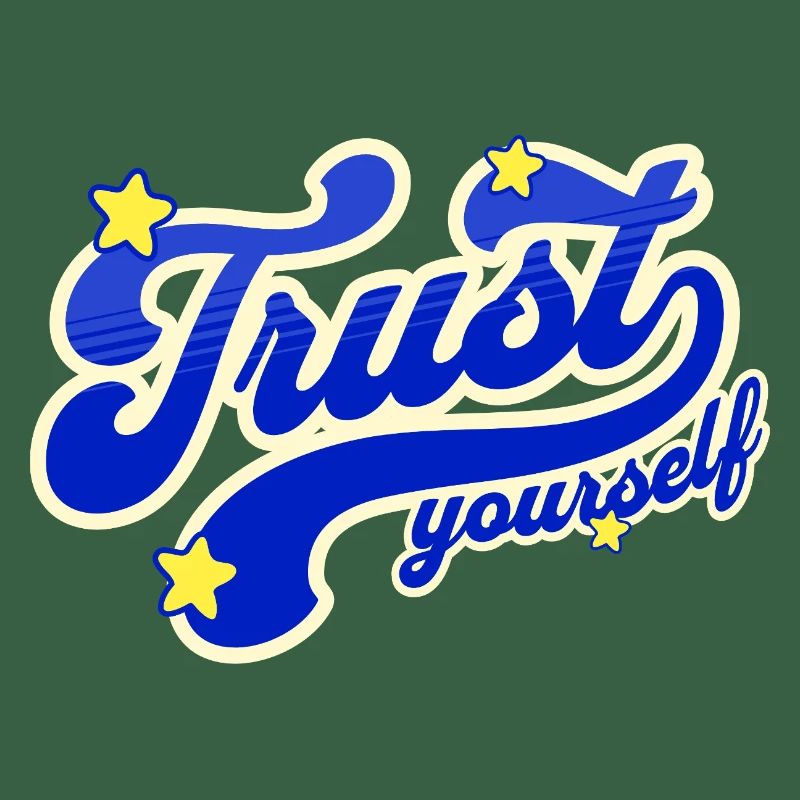 Self-Confidence Starry Script