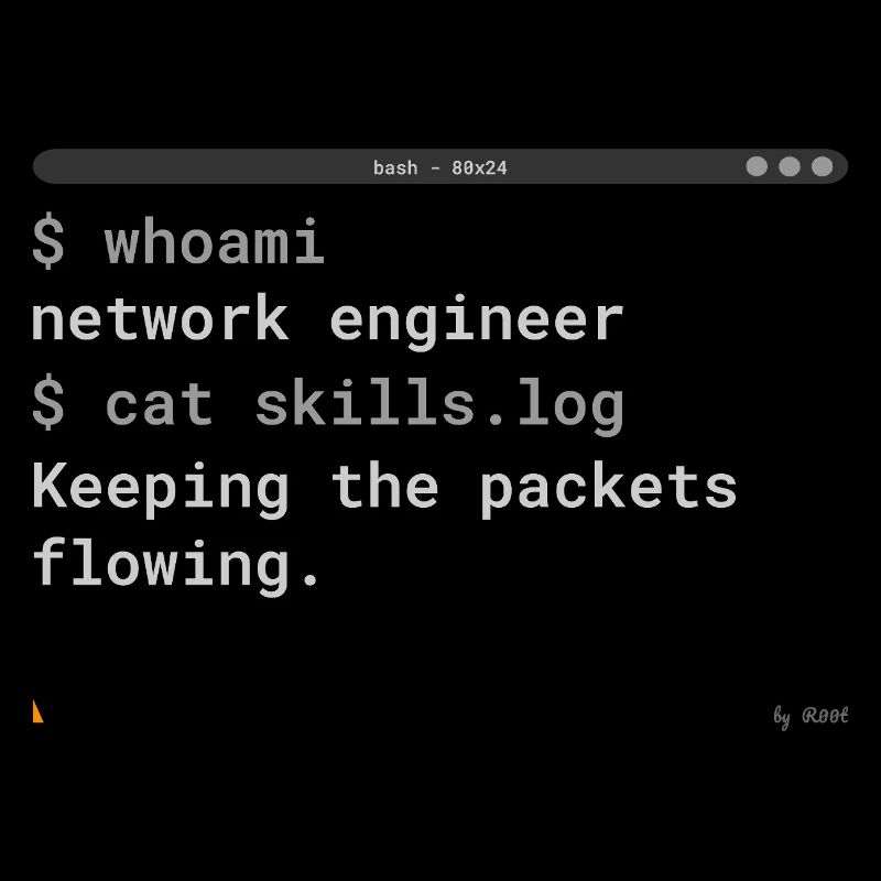 Network Engineer Terminal Design Shirt