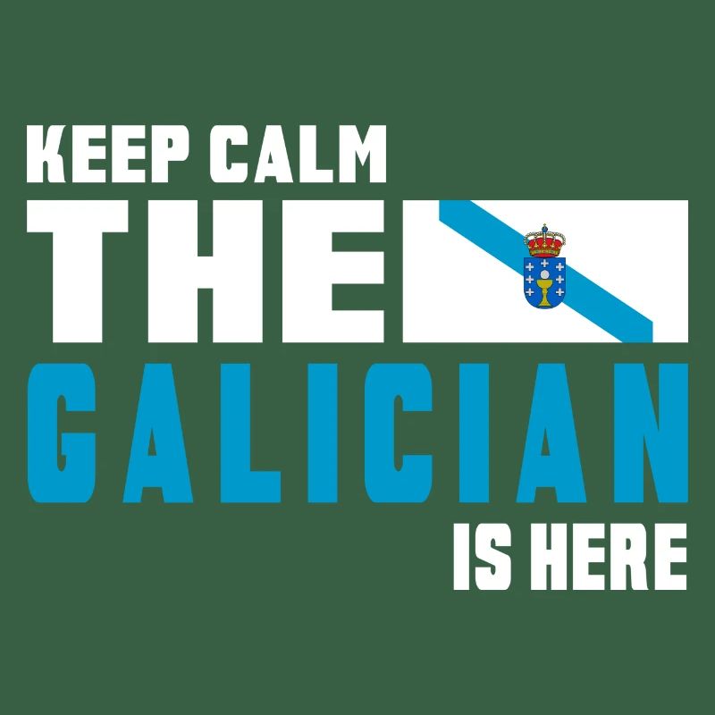 Drapeaux de Galice Keep Calm