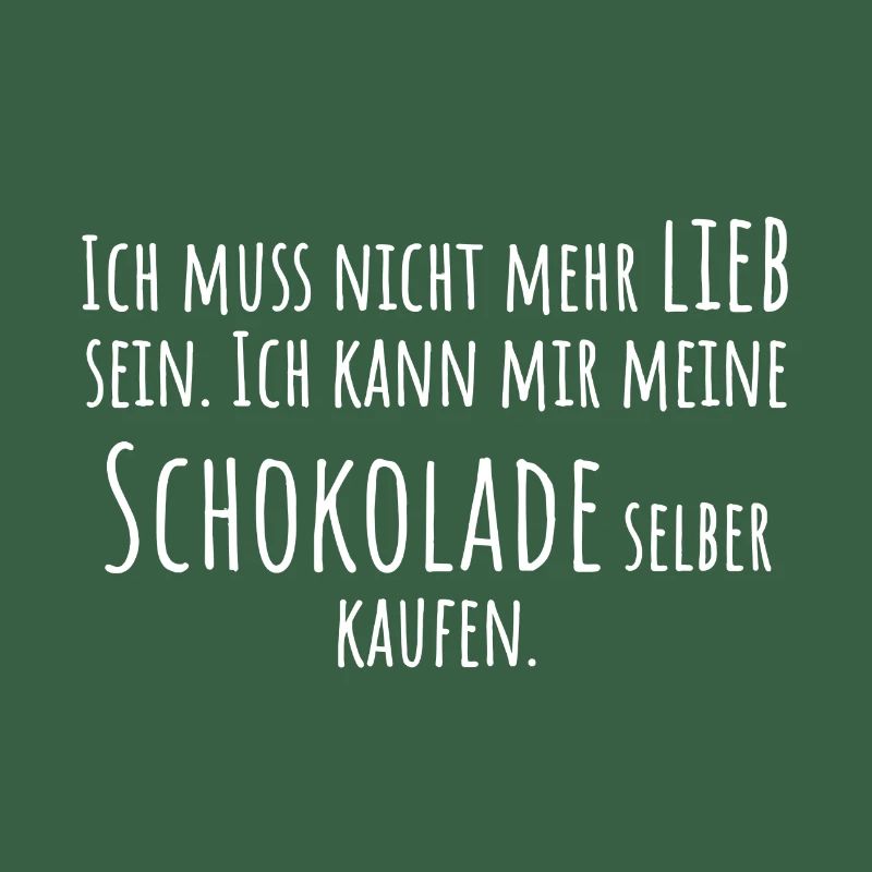 Ich kaufe mir Schokolade selbst