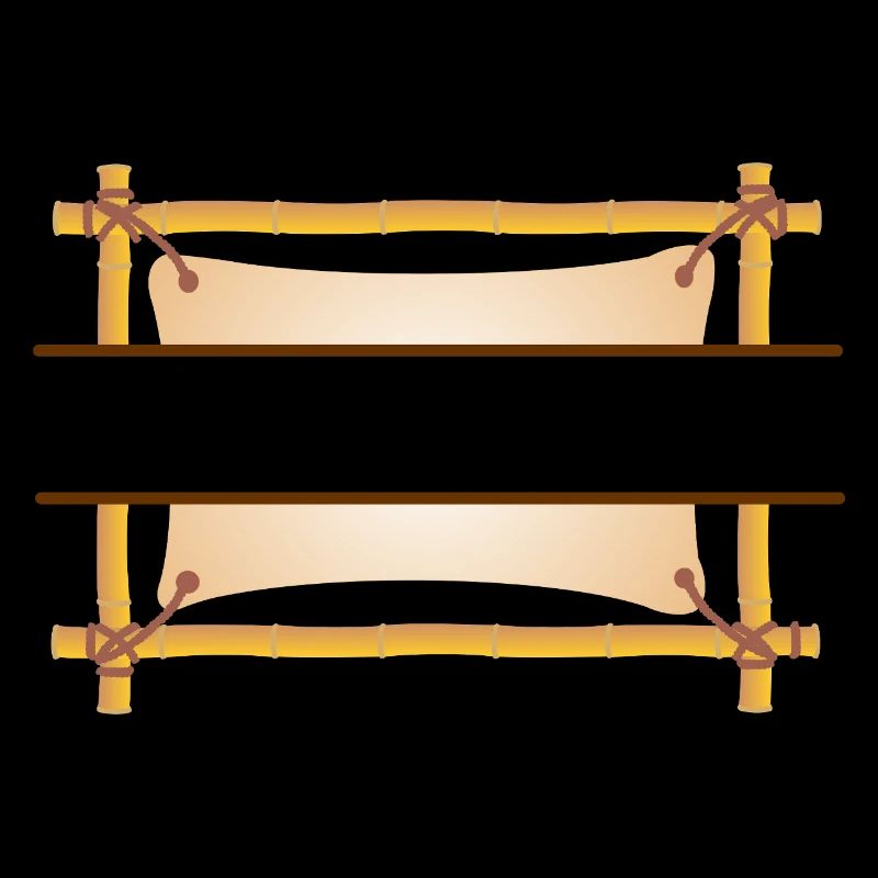 Bamboo Frame – Oriental Style with Your Text