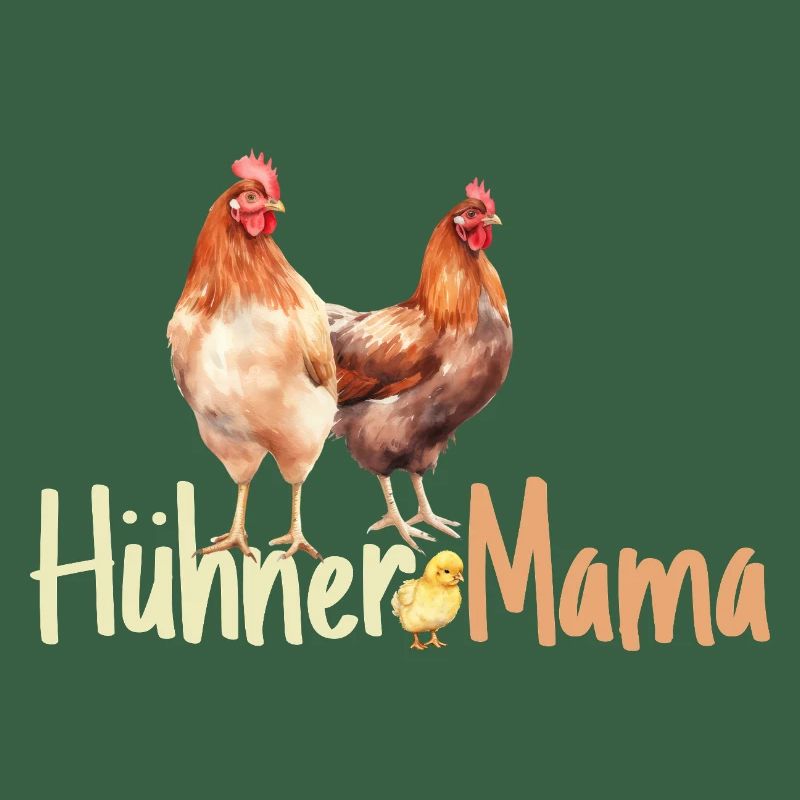 Hühner Mama Muttertag Mutterschaft Mama Elternteil