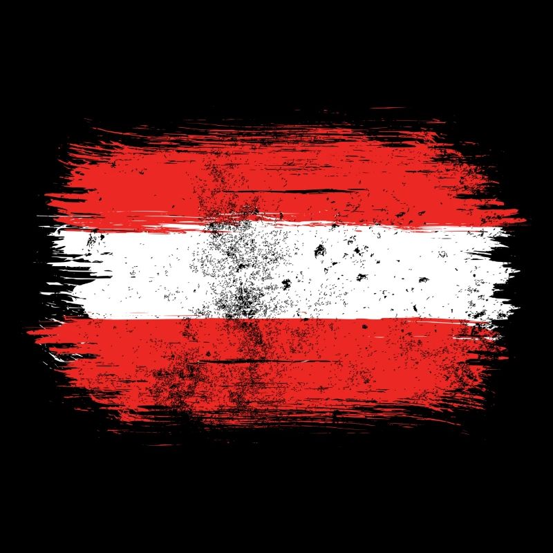 Red-White-Red Brush Flag