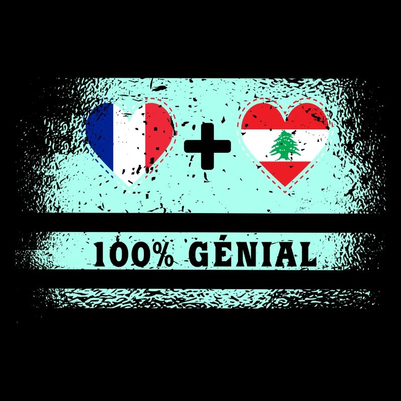 Flagge Frankreich und Libanon 100% genial