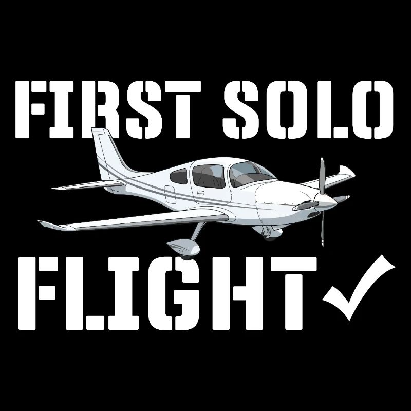 First Solo Flight Aviation Humor Pilot Student 