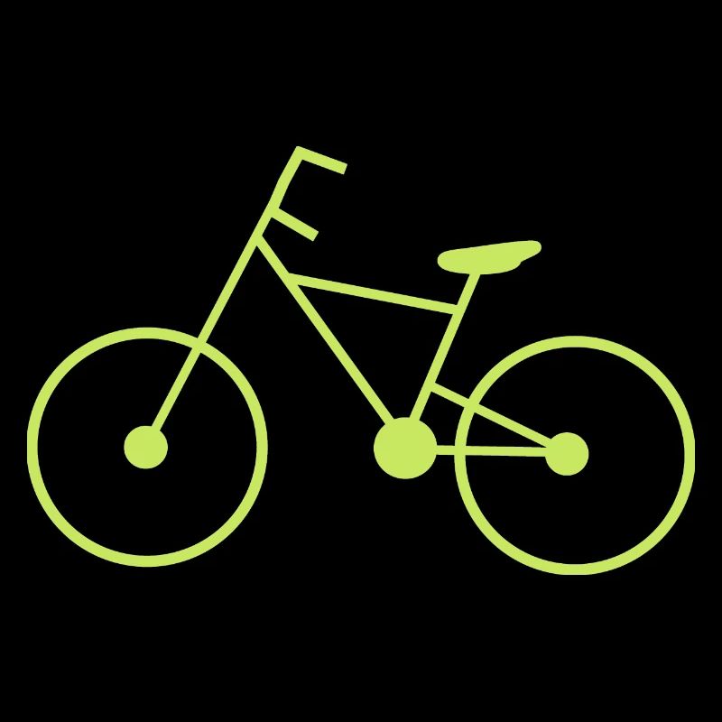 Bicycle green cyclist cycling