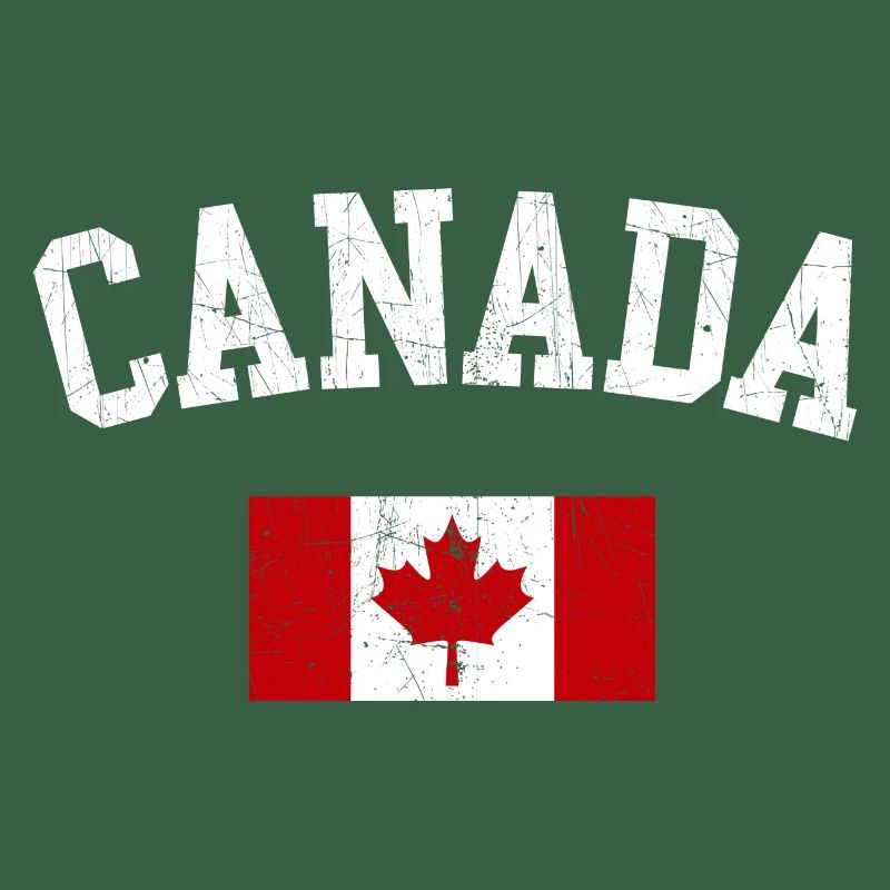 Arc du Canada avec drapeau d’érable