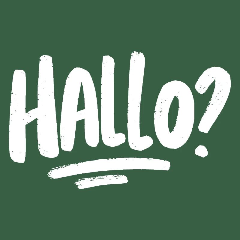 Hello? -white