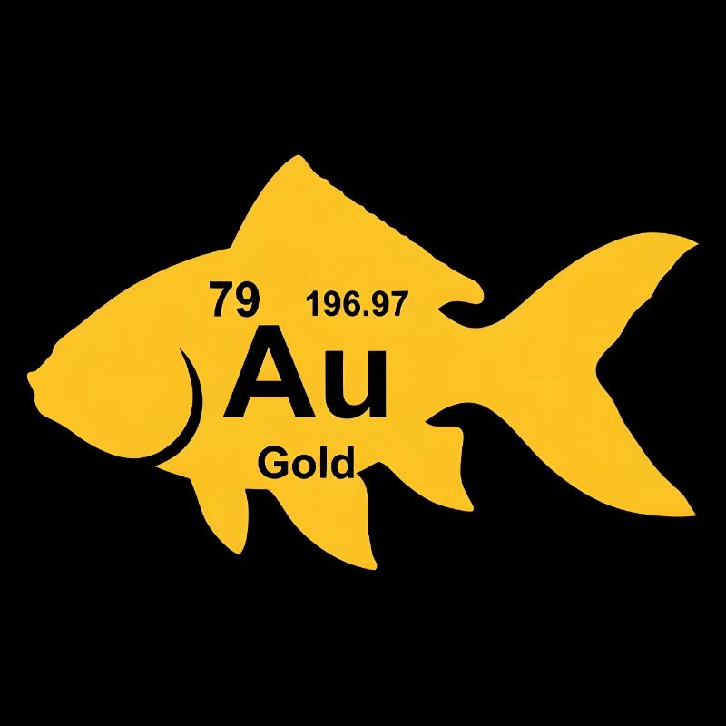 Poisson rouge au Élément Or Amoureux de la Science