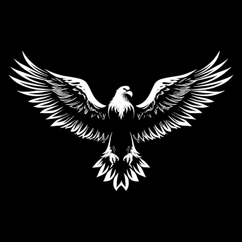 Starkes Adleremblem, Symbol wilder Freiheit