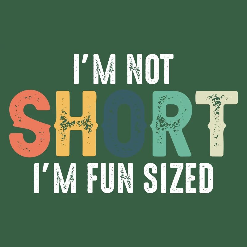 Typographie de taille amusante non courte
