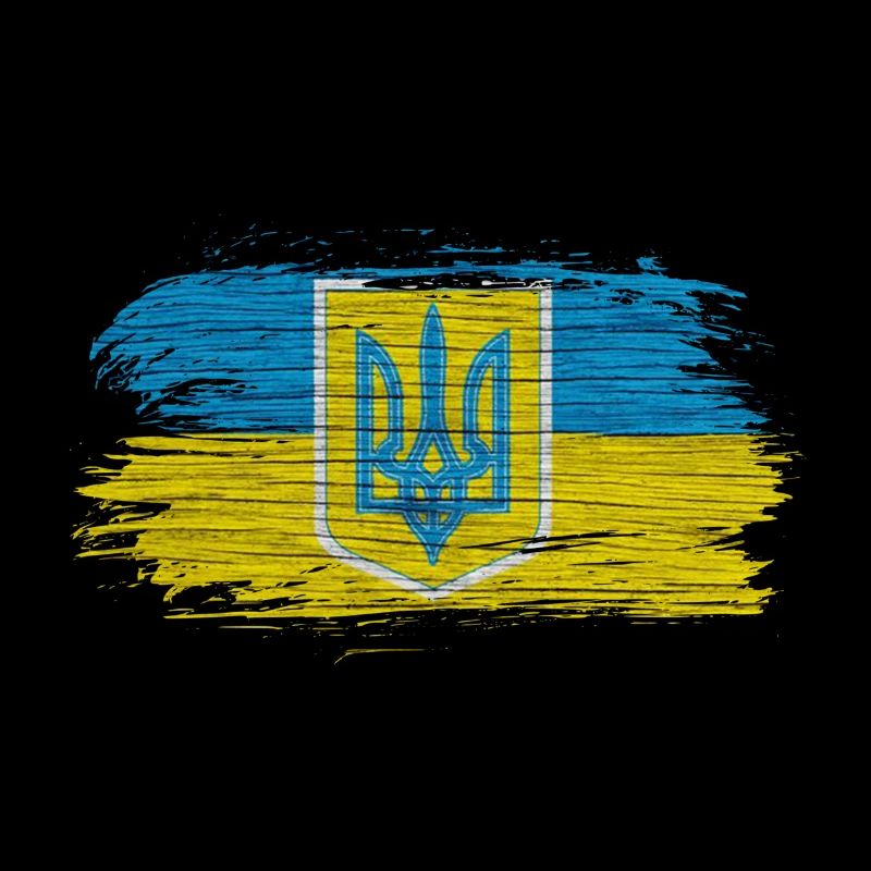 Drapeaux ukraine design avec les couleurs nationales