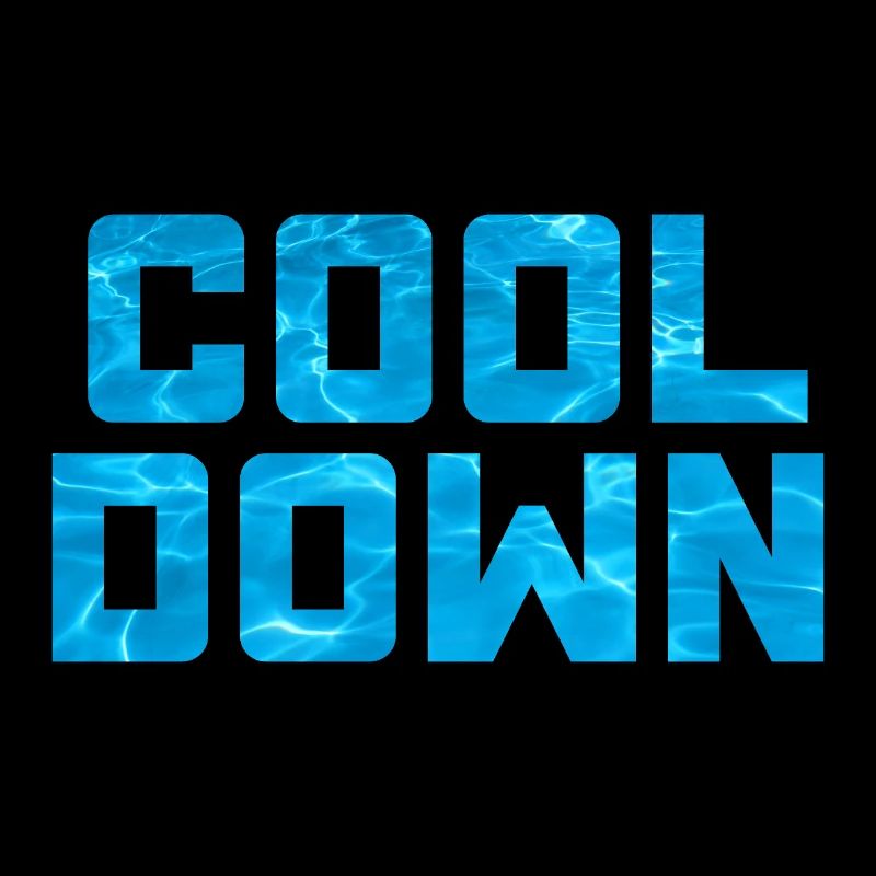 cool down Pool Wasser Swimmingpool coole Sprüche
